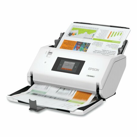 Epson DS-30000 Large-Format Scanner, Scans Up to 12"x220", 1200 dpi Opt Res, 120-Sheet Duplex Auto Feeder B11B255201